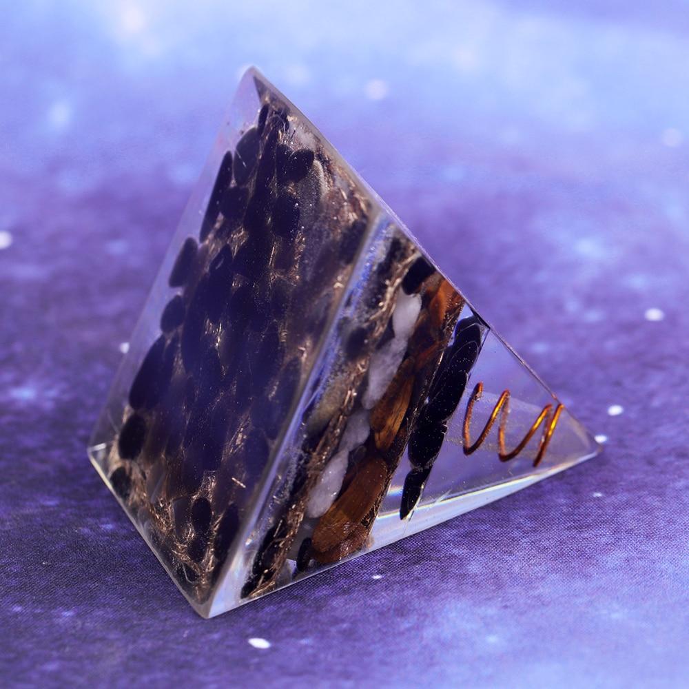 Black Obsidian Orgone Pyramid-Your Soul Place