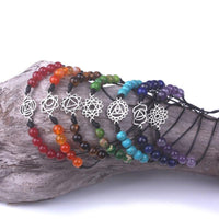 Thumbnail for 7 Chakra Natural Stone Healing Bracelet-Your Soul Place