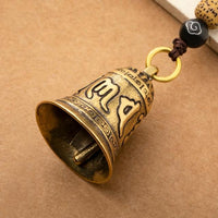 Thumbnail for Tibetan Six True Words Mantra Bell Keychain-Your Soul Place