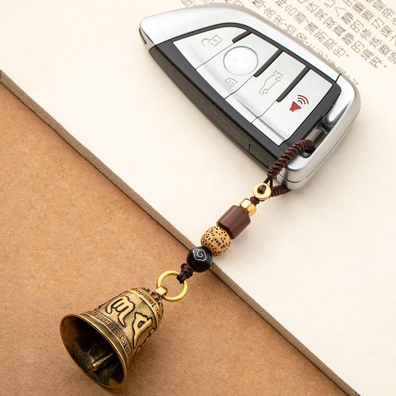 Tibetan Six True Words Mantra Bell Keychain-Your Soul Place