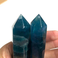 Thumbnail for Ocean Blue Fluorite Crystal Wand-Your Soul Place