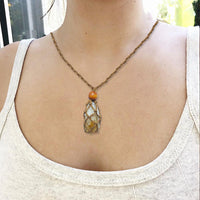 Thumbnail for Raw Citrine Prosperity Pendant Necklace-Your Soul Place