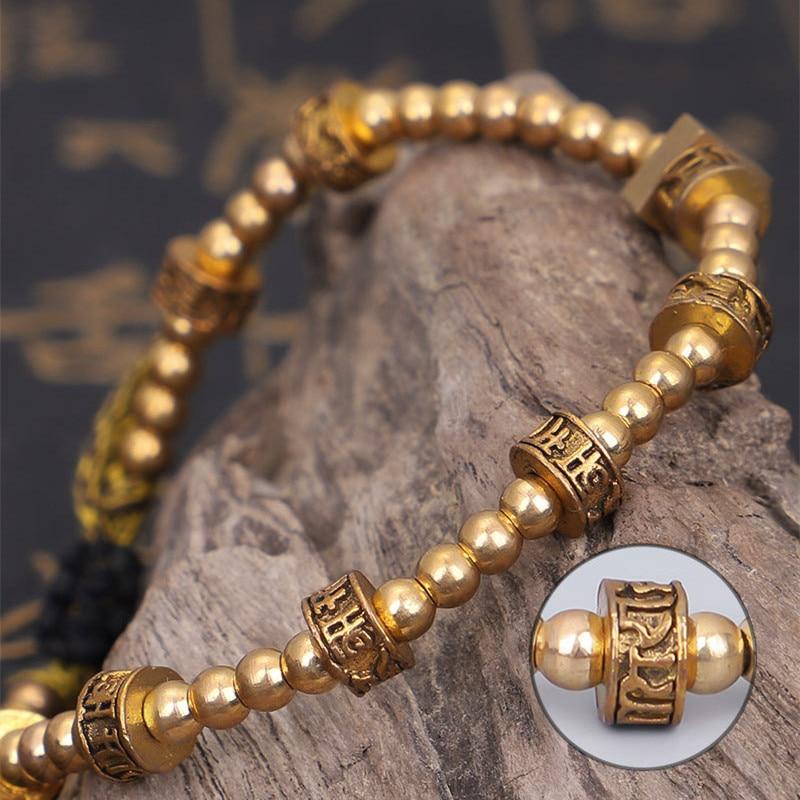 Tibetan Six True Words Mantra Beads Bracelet-Your Soul Place