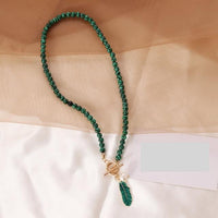 Thumbnail for Spirit of Nature Malachite Pearl Necklace-Your Soul Place