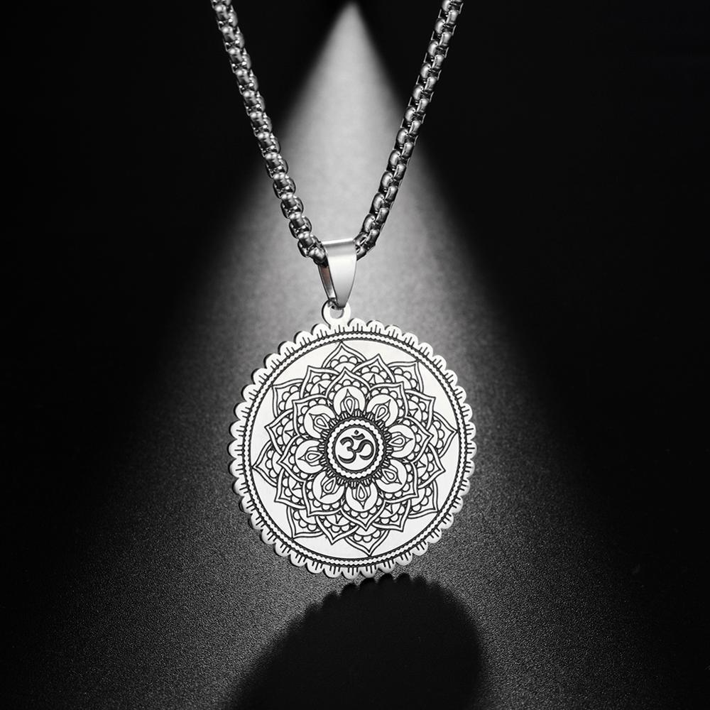 Flower of Life Om Pendant Necklace - Your Soul Place