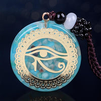 Thumbnail for Horus Eye Pendant Amazonite Necklace-Your Soul Place