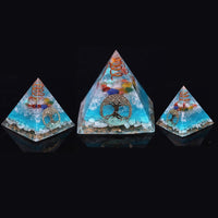 Thumbnail for Tree Of Life Amazonite 7 Chakra Orgone Pyramid-Your Soul Place