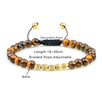 Thumbnail for Copper X Tiger Eye Beads Braided Bracelet-Your Soul Place