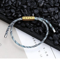 Thumbnail for Tibetan Six True Words Mantra Braided Lucky Rope Bracelet-Your Soul Place