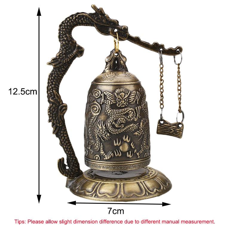 Carved Dragon Tibetan Temple Bell Statue-Your Soul Place