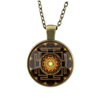 Thumbnail for Sacred Geometry Sri Yantra Pendant Necklace-Your Soul Place