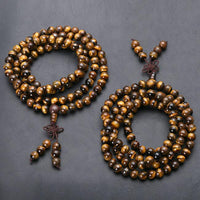 Thumbnail for 108 Tiger's Eye Beads Mala Bracelet-Your Soul Place