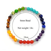 Thumbnail for Chakra Healing 6mm Beads Bracelet-Your Soul Place