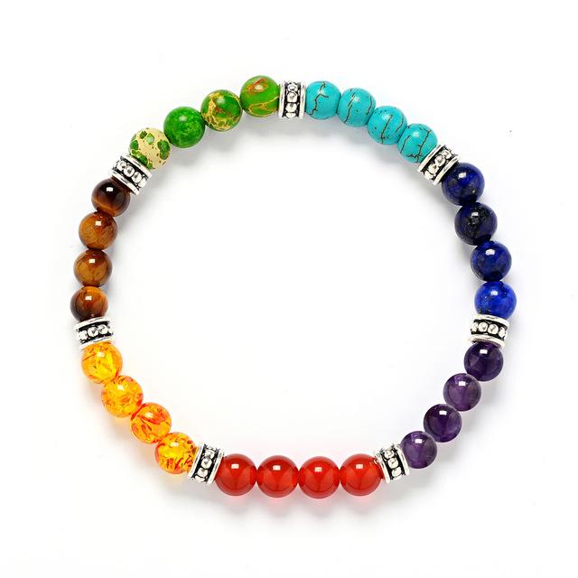 Chakra Healing 6mm Beads Bracelet-Your Soul Place