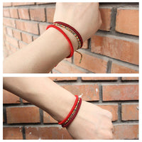 Thumbnail for Tibetan Buddhist Handmade Lucky Knots Rope Bracelet - Protection-Your Soul Place