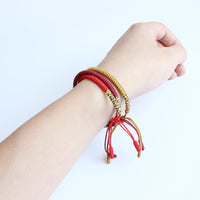 Thumbnail for Tibetan Buddhist Handmade Lucky Knots Rope Bracelet - Balance-Your Soul Place