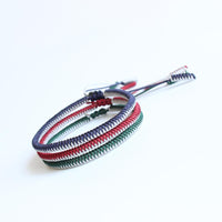 Thumbnail for Tibetan Buddhist Handmade Lucky Knots Rope Bracelet - Wisdom