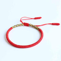 Thumbnail for Tibetan Buddhist Handmade Lucky Knots Rope Bracelet - Balance