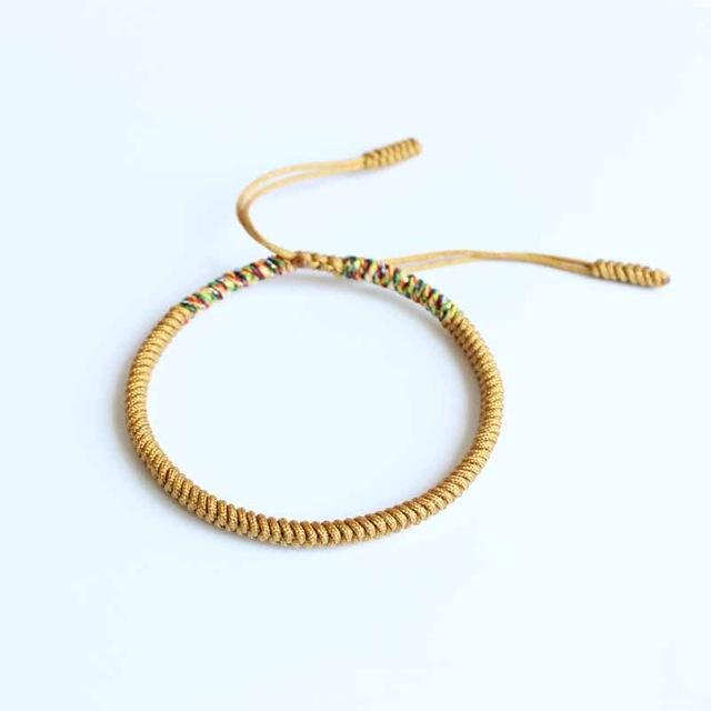 Tibetan Buddhist Handmade Lucky Knots Rope Bracelet - Balance
