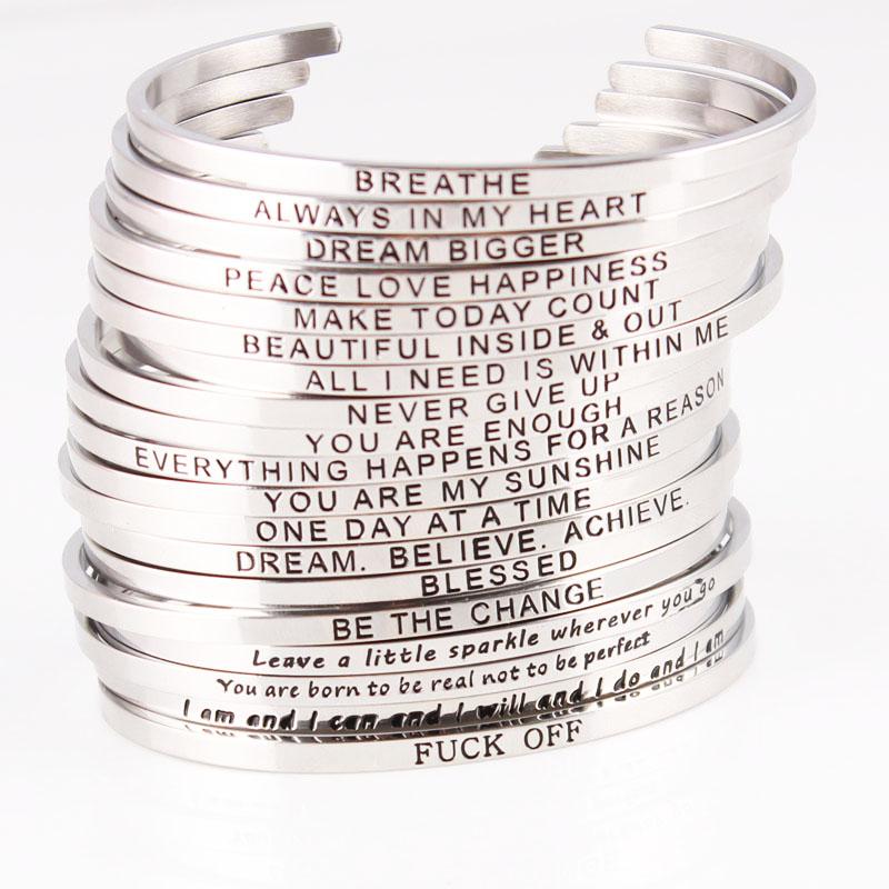 Inspirational Zodiac Bangle Bracelet  Bracelet quotes Metal stamped  jewelry Bangles