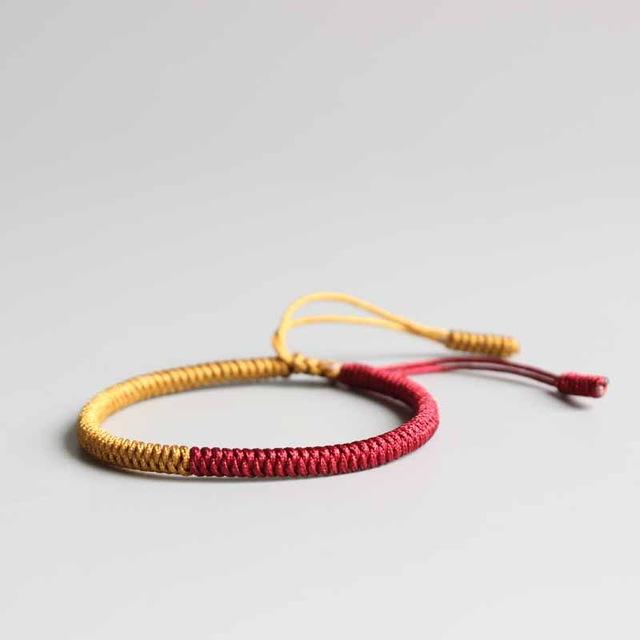 Tibetan Buddhist Handmade Lucky Knots Rope Bracelet - Peace-Your Soul Place