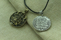 Thumbnail for 3D Lotus Eye Moon Pendant Necklace-Your Soul Place
