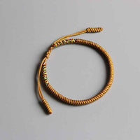 Thumbnail for Tibetan Buddhist Handmade Lucky Knots Rope Bracelet - Confidence-Your Soul Place