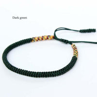 Thumbnail for Tibetan Buddhist Handmade Lucky Knots Rope Bracelet - Health-Your Soul Place