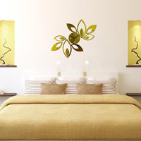 Thumbnail for Acrylic Mirror Lotus Wall Clock-Your Soul Place