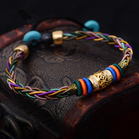 Thumbnail for Tibetan Handmade Eight Strands of Rope Lucky Knots Bracelet-Your Soul Place