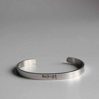 Thumbnail for Tibetan Six True Words Mantra Stainless Steel Bracelet - Om Mani Padme Hum-Your Soul Place