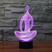 Thumbnail for 7 Color Yoga Meditation 3D LED Lamp-Your Soul Place