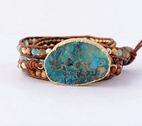 Thumbnail for Mixed Natural Gilded Stone Bracelet-Your Soul Place