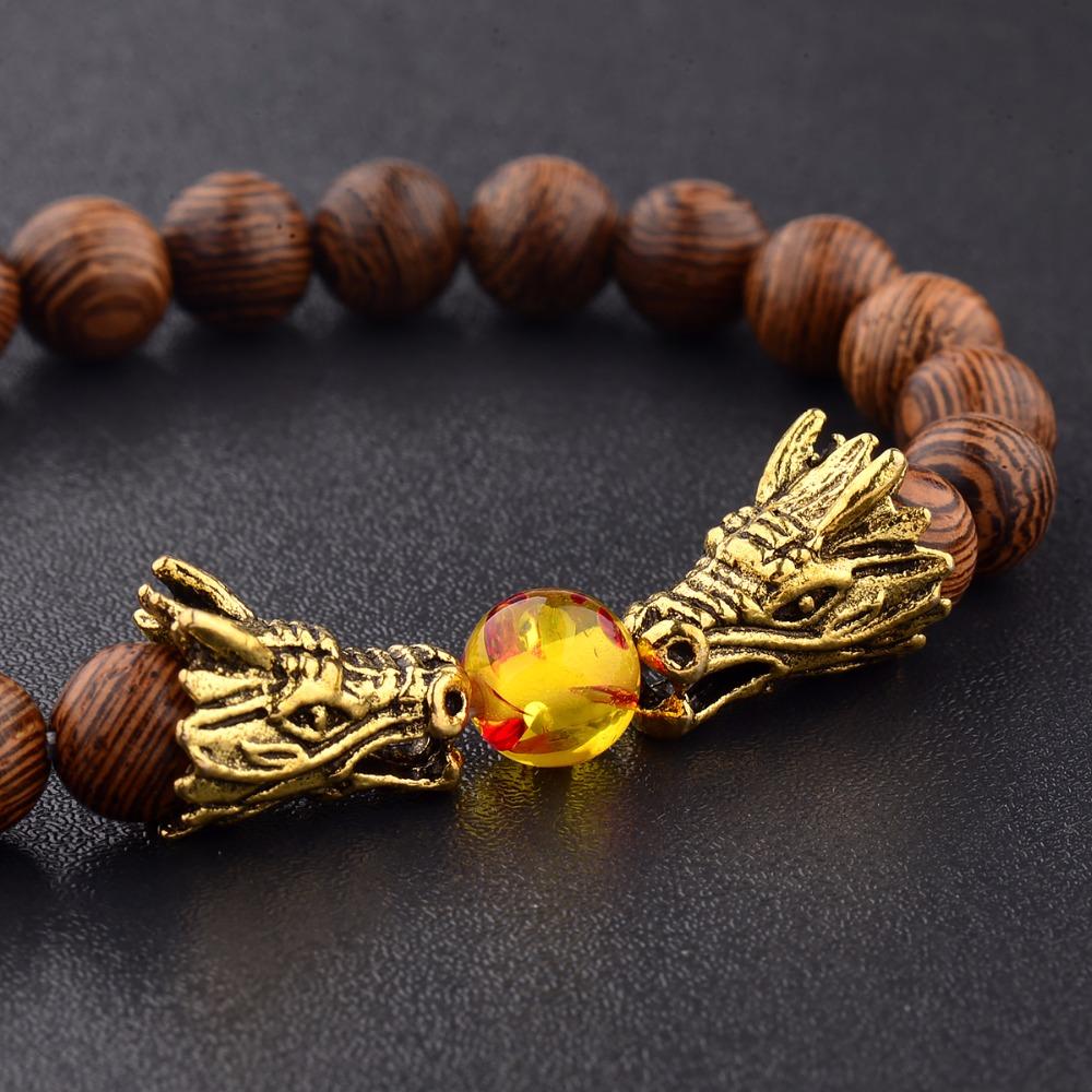 Dragon Wood Beads Bracelet-Your Soul Place
