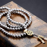 Thumbnail for 108 Stainless Steel Beads Prayer Mala-Your Soul Place