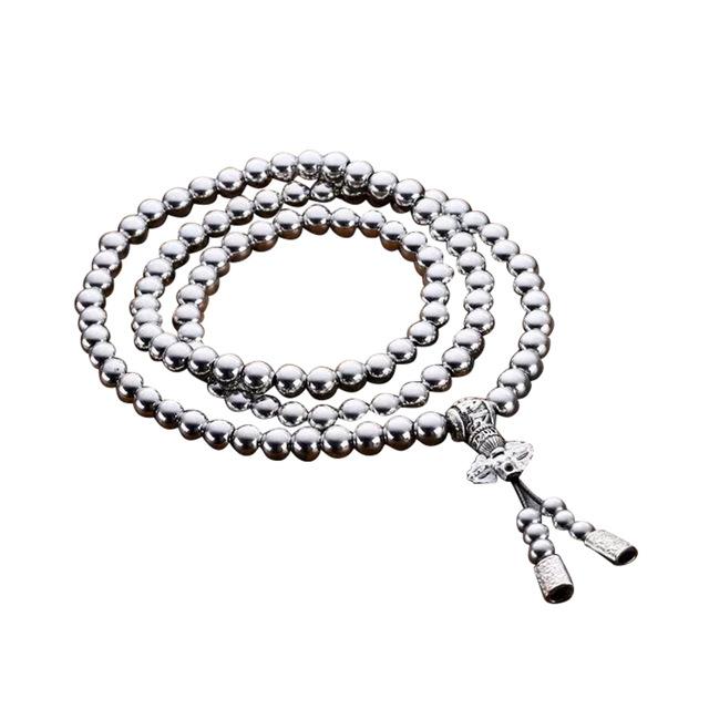 108 Stainless Steel Beads Prayer Mala-Your Soul Place
