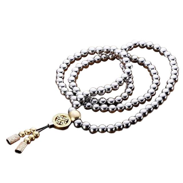 108 Stainless Steel Beads Prayer Mala-Your Soul Place