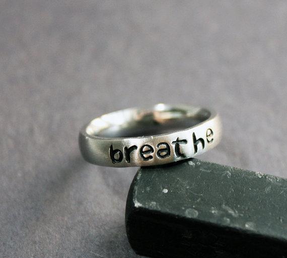 Stainless Steel Breathe Ring-Your Soul Place