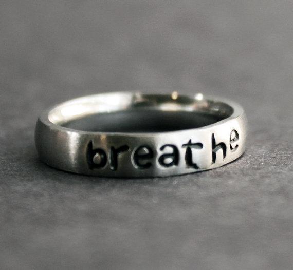 Stainless Steel Breathe Ring-Your Soul Place