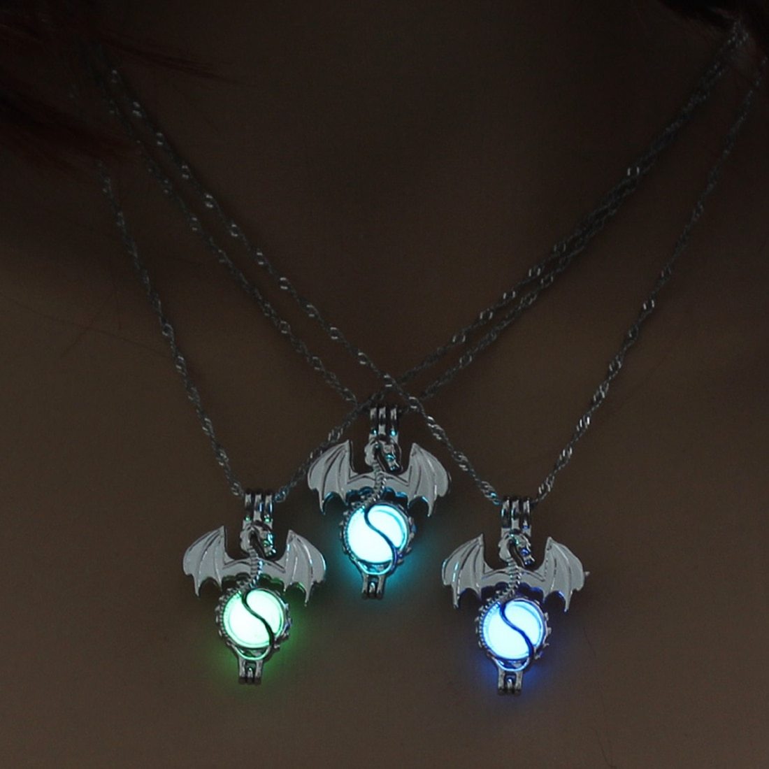 Luminous Dragon Spirit Pendant Necklace-Your Soul Place