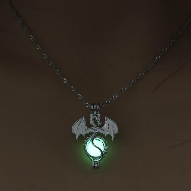 Luminous Dragon Spirit Pendant Necklace-Your Soul Place