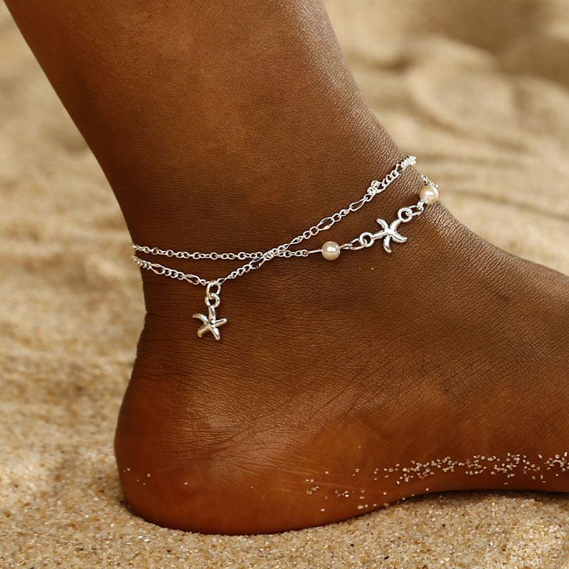 2-Layer Boho Coral Anklet - Your Soul Place