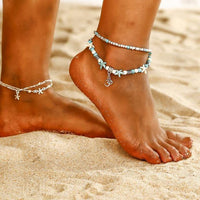 Thumbnail for 2-Layer Boho Coral Anklet-Your Soul Place