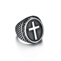 Thumbnail for The Lords Soldier Stainless Steel Signet Ring-Your Soul Place