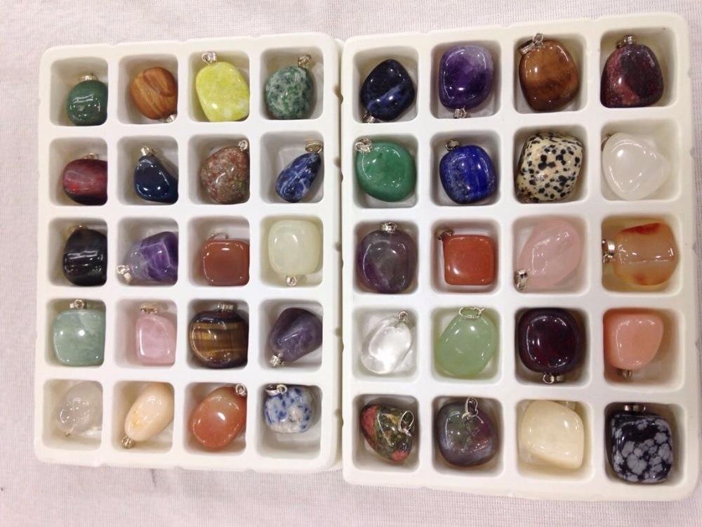 Natural Healing Stone Pendant Set-Your Soul Place
