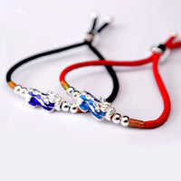 Thumbnail for 999 Sterling Silver Pixiu Lucky Braided Rope Bracelet-Your Soul Place
