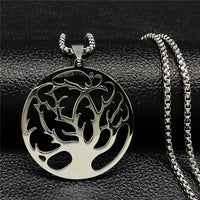 Thumbnail for Stainless Steel Tree of Life Pendant Necklace-Your Soul Place