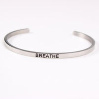 Thumbnail for Positive Inspirational Quote Stainless Steel Bangle Bracelet - 3-Your Soul Place