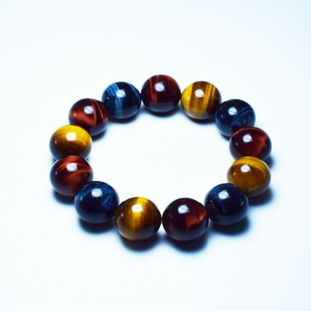 Red Blue Yellow Tiger Eye Bracelet-Your Soul Place