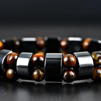 Thumbnail for Tiger's Eye Beads Magnet Bracelet-Your Soul Place